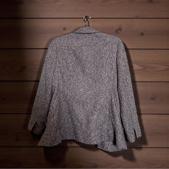 Coldwater Creek Bouclé Ruffle Hem Jacket – Size S (6-8) - Picture 7 of 10